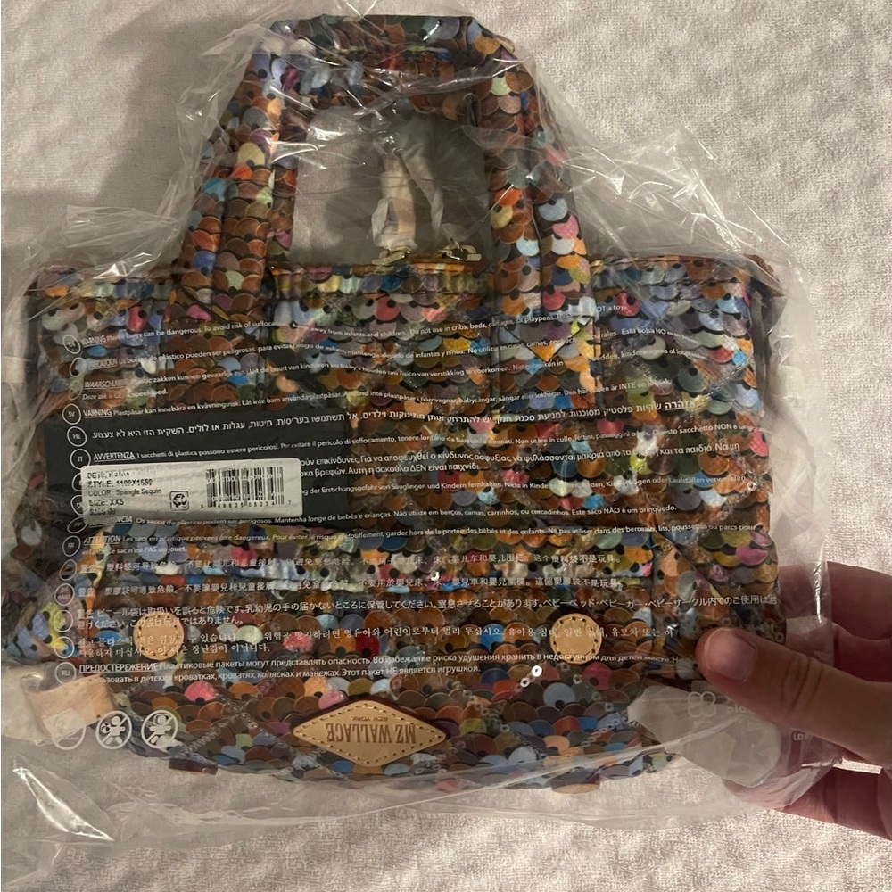 Multicolor Sequin Women's Bag - Picture 5 of 7